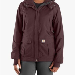 Carhartt Brown Utility Jacket Durable Outdoor Essential